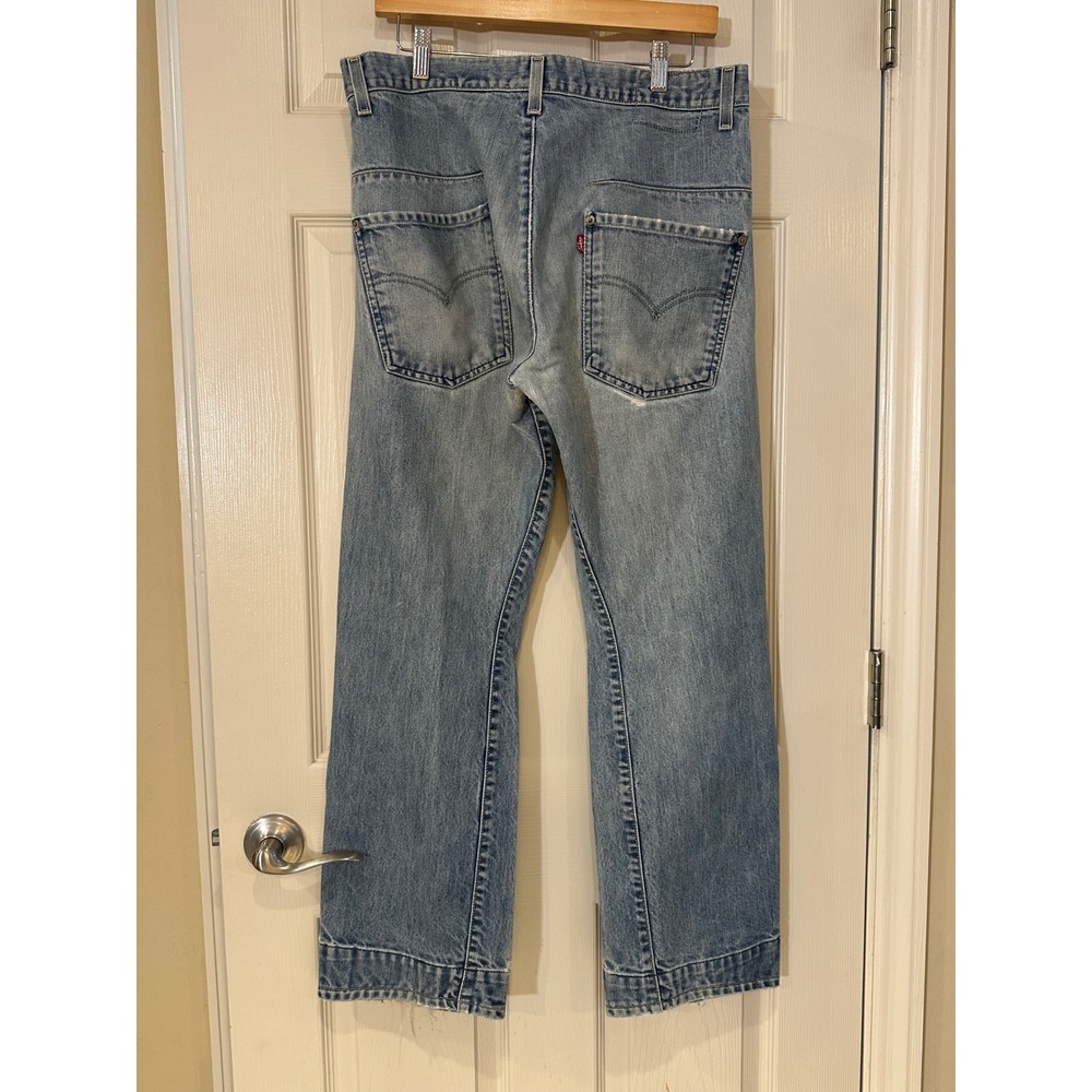 Levis Engineered Jeans Mens 33x30 Light Wash Twisted Seam Denim Blue Relaxed Fit - Picture 10 of 11